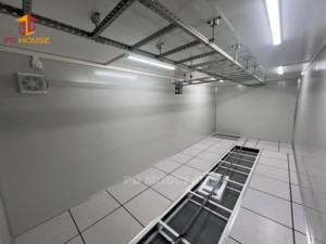 Модульный сборный телекоммуникационный контейнер для предварительного тканевого укрытия, включая разделенный кондиционер и систему сигнализации для сетевого шкафа - Product Image 5