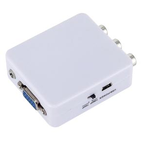Mini AV2VGA HD <strong>RCA</strong> CVBS <strong>to</strong> <strong>VGA</strong> Video Converter Adapter With 3.5mm Audio HDTV PC Compatible for Video Splitters &amp; Converters - Product Image 6