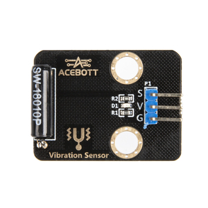 Módulo de sensor de vibración de cerámica piezoeléctrica analógica ACEBOTT para Arduino Uno R3