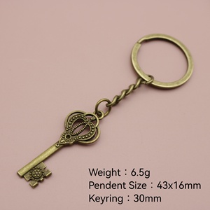 Wholesale <strong>key</strong> shape keychain pendant <strong>key</strong> keychain alloy keychain - Product Image 2