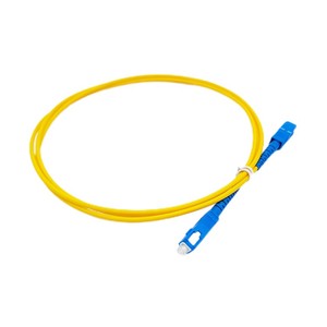 SC/APC to SC/APC Simplex Singlemode 3.0mm White with Low Loss (0.3dB) for <strong>Telecom</strong> and FTTH <strong>Networks</strong> Fiber Optic Cable - Product Image 2