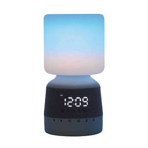 <strong>4</strong> in 1 Nature Sound BT Speaker Wake up Light Sunrise Alarm Clock Ambient Light Waterless Aroma Diffuser <strong>Sleeping</strong> Aid Machine - Product Image 1