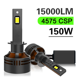 150W H1 V33ไฟหน้ารถ4575 CSP ชิป H8 H11หลอดไฟ LED CANbus H7 H11นำ CANbus 9005ไฟตัดหมอก CANbus H19หลอดไฟ LED H4 - Product Image 5