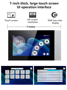 Anjielo Professional Villa Series Smart Video Timbre con Tuya App 2-Line Video Intercom HD Sistema de monitoreo visual - Product Image 5