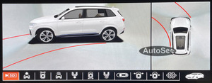 オーディQ5 Q7カー用スーツオリジナルOEMモニター360度カメラハーネス3Dバードパノラマビューフロントリアサイドサラウンド逆 - Product Image 3