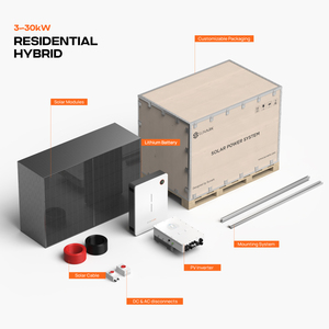 Sunevo支持定制太阳能系统5Kw 10Kw 20Kw 30Kw家用完整太阳能系统 - Product Image 2
