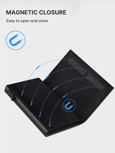 Лазерная печать RFID Тонкий держатель для карт трекер карман (не анти потерянный устройство) роскошная визитная карточка бумажник без закрытия - Product Image 3