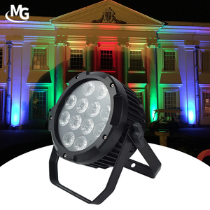 Waterproof Wireless DMX Outdoor 12*18W RGBWA UV <strong>6in1</strong> IP65 LED Par Light Battery Power Uplight <strong>12x18W</strong> Battery LED Par Light - Product Image 3