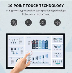 Montaje en pared 8 10 13 15 18 22 pulgadas pantalla táctil interactiva Android pantalla táctil capacitiva PC todo en uno para hogar inteligente - Product Image 5