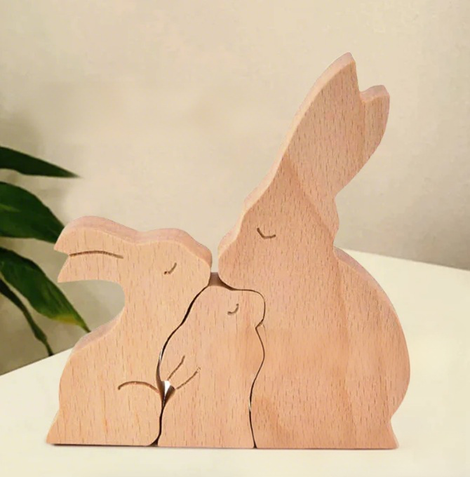 Three rabbits