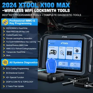 XTOOL X100 MAX programmatore chiave IMMO avanzato per tutti i sistemi di diagnostica ECU programmazione 42 servizio Scanner di controllo bidirezionale PAD3