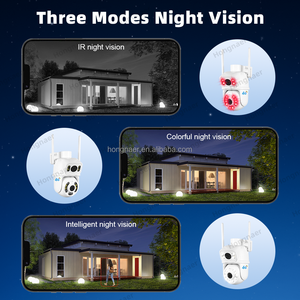 Hongnaer กล้องวงจรปิด8MP ไร้สาย4G สำหรับบ้านระบบ WIFI 4K 4G, กล้องวงจรปิดสำหรับ360กลางแจ้ง - Product Image 6