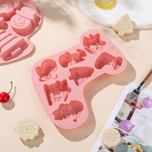 New <span class=keywords><strong>dorian</strong></span> thân thiện với môi cấp thực phẩm Silicone Baking molds 3D giáng sinh Series cho bánh công cụ cho thực phẩm thương mại sử dụng đóng gói trong túi - Product Image 4