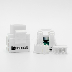 Hochwertiges Cat5e/Cat6-Netzwerk RJ45-Keystone-Buchse Unge schirmtes UTP 8P8C-Modul für <span class=keywords><strong>Computer</strong></span> telekommunikations teile mit RJ45-Netzwerkkabel