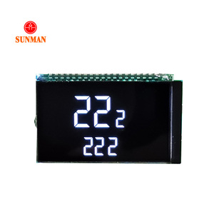 Monochrome Mono Tn Stn Fstn Va Typ White Digit Lcd Anpassbare 7-Segment-Lcds für die Temperatur - Product Image 2
