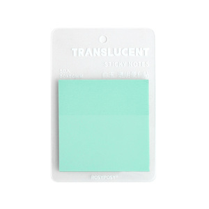 Bloc de notas transparente, notas adhesivas - Product Image 1
