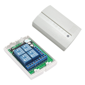 315/433MHZ DC12V/24 voltaggio quattro canali Wireless Controller trasmettitore e ricevitore - Product Image 1