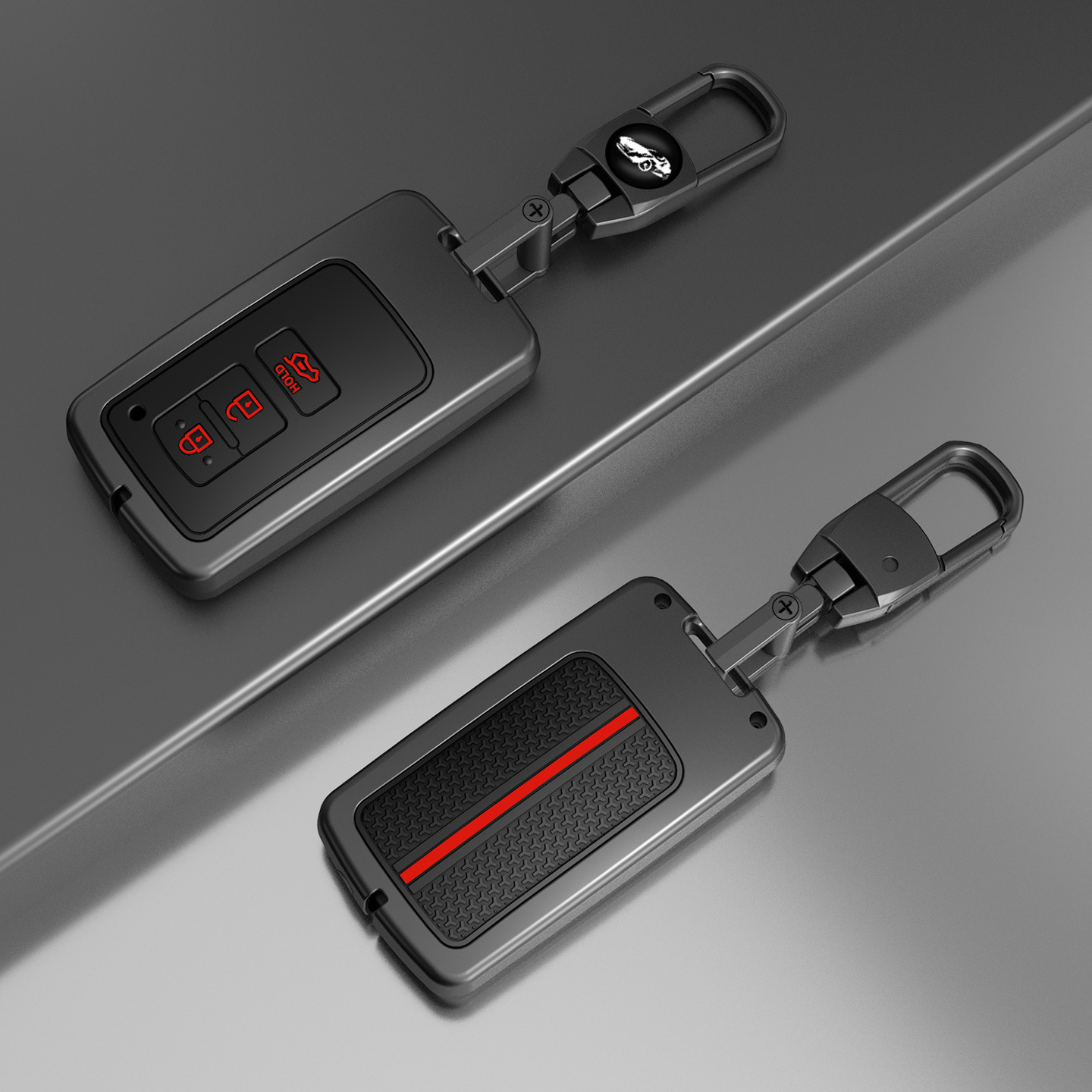 Modèle b rouge + boucle métal