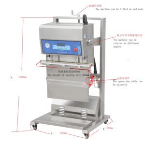 Venda Quente Fábrica Semi Automática Externa Vácuo Selagem Embalagem Máquina De Embalagem