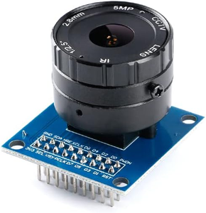 OV7670カメラモジュール5MP2.8mm調整可能マクロ (ユニバーサルCSメタルアダプター付き) 30Wピクセル3.3VSCCBインターフェース (IICと互換性あり) - Product Image 2