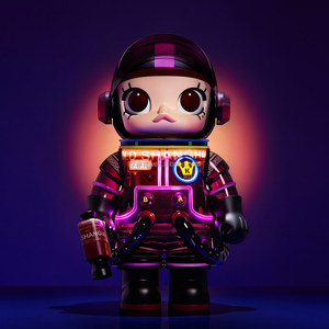 Cho Pop Mart Mega không gian Molly 1000% Palmer nhà tiktok Hot Bán 100% hành động ban đầu hình - Product Image 4