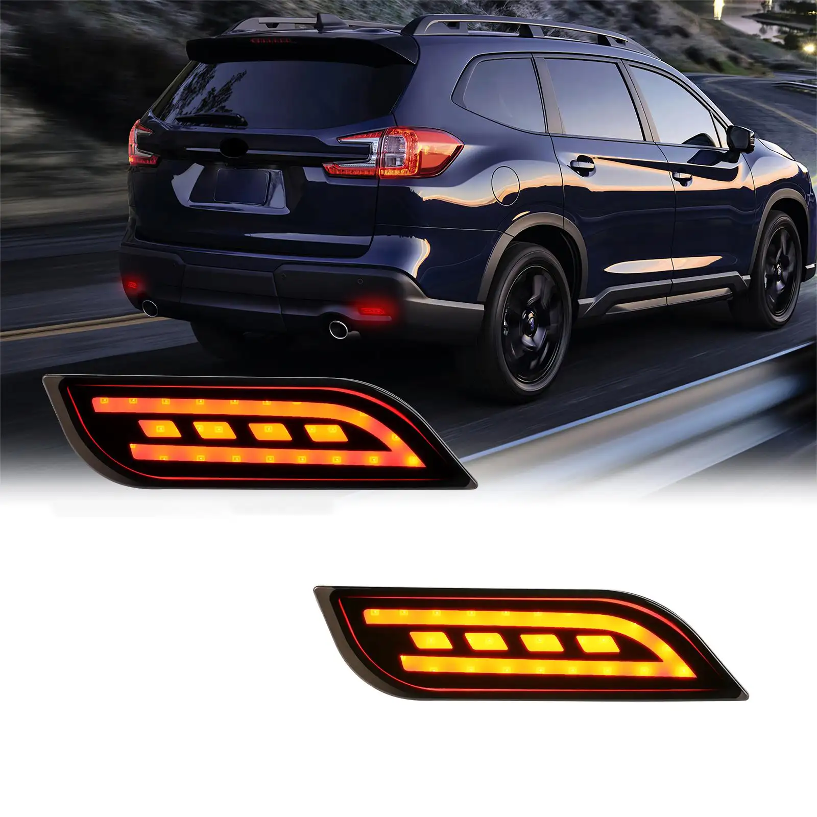 Für Subaru Impreza WRX STI XV Crosstrek Aufstieg Heckstoßstange LED Bremshecklicht Nebelschlusslampe