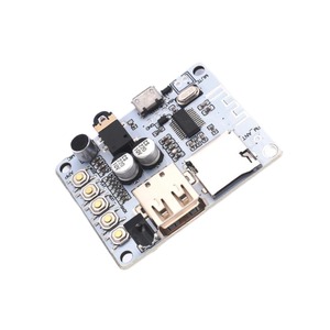 Módulo de placa receptora de audio Bluetooth inalámbrico de presalida reproducción de decodificación con tarjeta USB TF