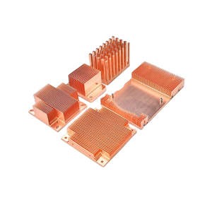 Hongyi özelleştirilmiş 3.0mm Skived bakır soğutucu LED PCB bakır radyatör soğuk dövme bakır alaşımlı ısı emici - Product Image 3