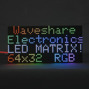 RGB-Vollfarb-LED-Matrix feld 2,5mm Abstand 64x32 Pixel Einstellbare Helligkeit für Raspberry Pi ESP32