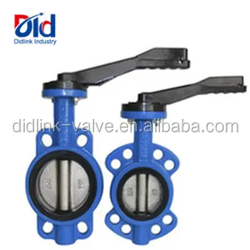 Cast Iron Centerline Handle Wafer Lug Type With Flanged Triple Offset Butterfly Valve Prices
