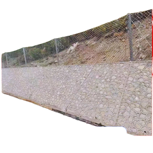 ตาข่ายป้องกันการล่มสลายของภูเขาแบบพาสซีฟ รูปทรงเพชร ทำจากลวดสลิงเหล็ก สำหรับป้องกันภัยภูมิศาสตร์ - Product Image 1