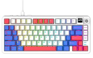 OEM mekanik oyun klavyeler Spin RGB arkadan aydınlatmalı ofis klavye kablosuz ile kablolu kompakt 80 tuşları - Product Image 4