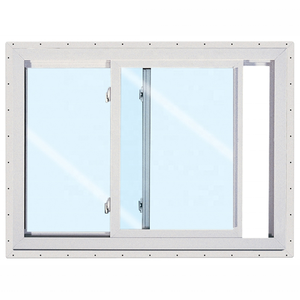 <strong>Window</strong> Frame Glass Doors Grill Plastic Horizontal Modern <strong>Small</strong> Sliding <strong>Windows</strong> for Home and Slider Upvc/pvc Design 3 Tracks - Product Image 1