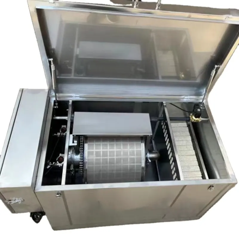 Su arıtma sistemi ekipmanları davul tipi minyatür mikrofiltrasyon makinesi akvaryum Koi balık gölet biyolojik filtre