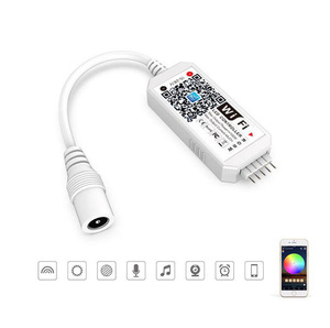 12V 24V Mini regulador WIFI RGBW Control de voz inteligente RGB LED controlador - Product Image 4