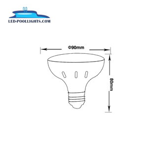 PC 6W IP68 IP68 RGB par& PAR27 LED havuz ışığı yedek Led havuz ışığı sualtı yüzme - Product Image 5