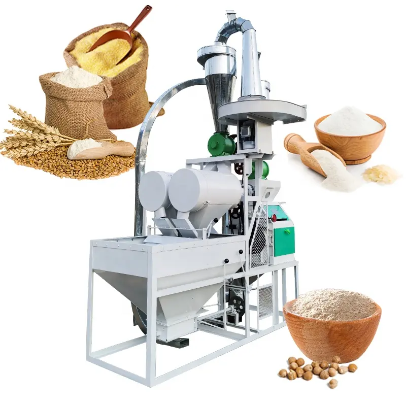 좋은 품질 가나 산업 곡물 카사바 옥수수 밀가루 제조 공정 밀 밀링 머신 가격 판매