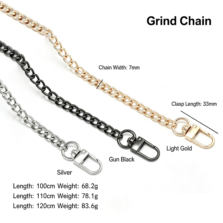 Iron grinding chain