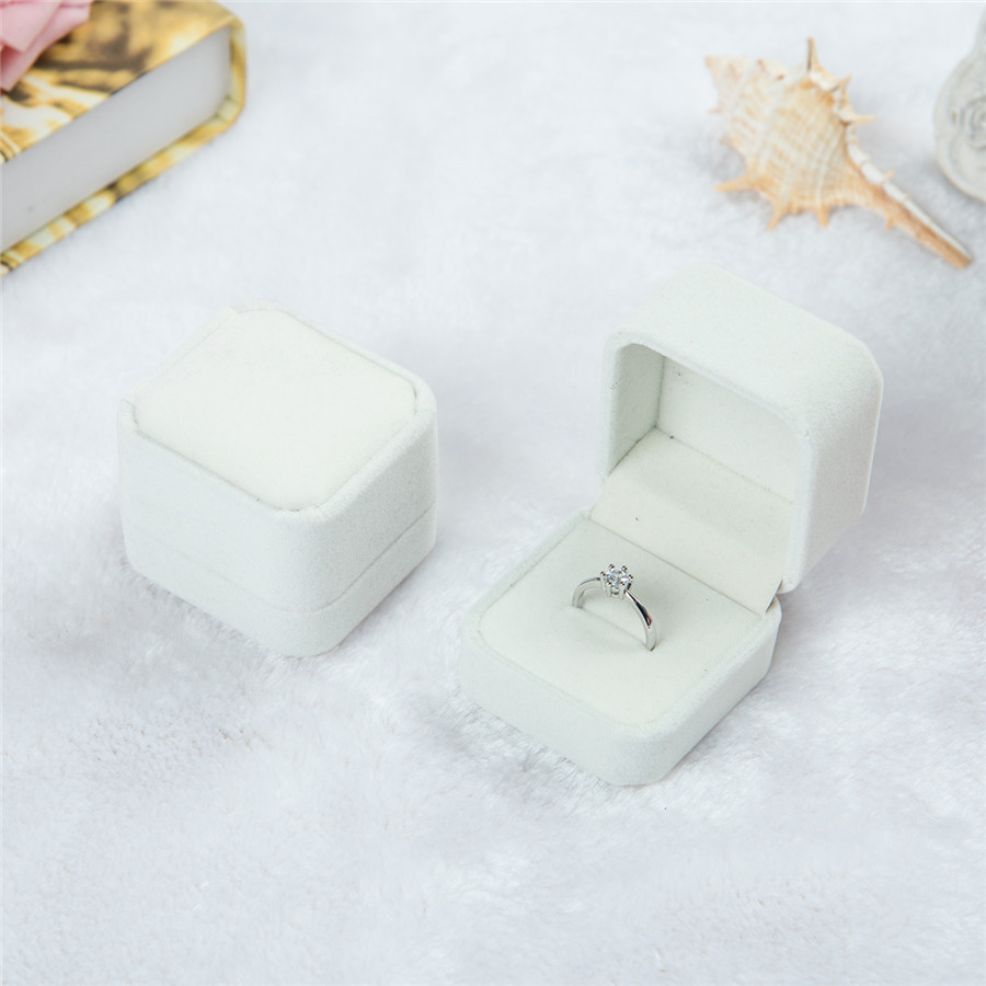 White Ring Box 5*4.5*4cm