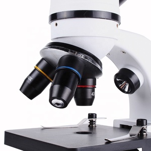 XSP-1405B 45度倾斜可旋转单目观察头部学校实验室发光二极管照明生物显微镜 - Product Image 5