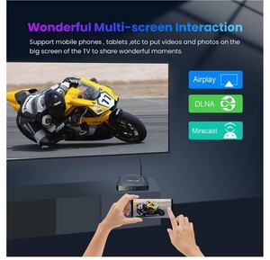 ความเร็วสูง Rk3528 Android 13.0 กล่องทีวี 8k Dual Wifi โลก Iptv กล่องทีวี 4k X98K พร้อมจอแสดงผลนาฬิกา