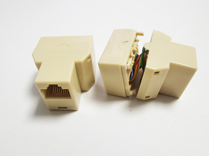 RJ45 8P8C ağ kablosu 2 yollu Y Splitter çift adaptör 3 Port Ethernet LAN çoğaltıcı ve genişletici fiş çoğaltıcı - Product Image 2