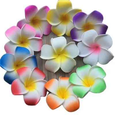 Decorativos fazer flores de espuma plumeria artificial