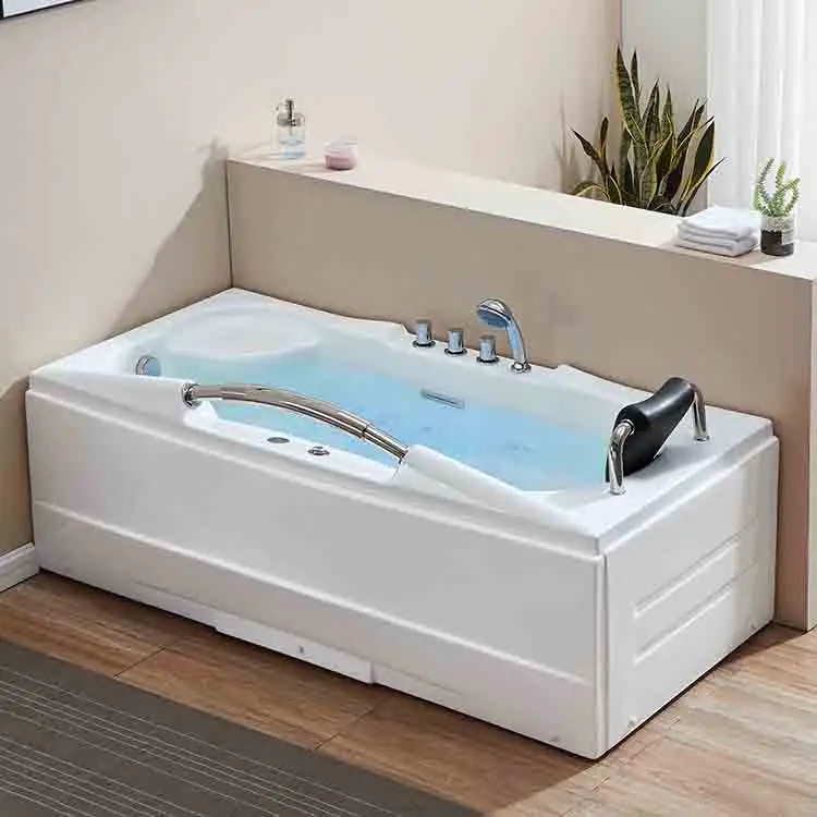 ANAQ Good Quality Indoor Bathroom 1 Hp Pump Air Bathtub Jet Hydromasage Whirlpool Bathtub