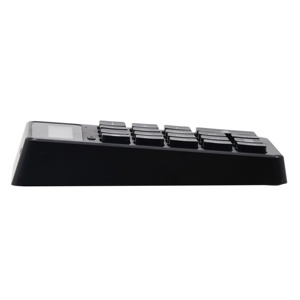 Tastiera numerica con numero Wireless 2.4 GHz ricaricabile personalizzata a 19 tasti con Display a LED
