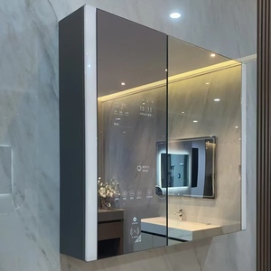 Janice 2025 xu hướng mới Android Bluetooth âm nhạc gương defogging Gương tủ thuốc phòng tắm LED thông minh ma thuật gương TV - Product Image 3