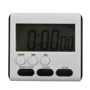 Timer da cucina 24 Ore Magnetico Ampio DISPLAY LCD Digital Timer Da Cucina Count Up Down Sveglia con il Basamento