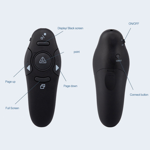 Presentazione Powerpoint USB Wireless da 2.4GHz PPT Flip Pen Pointer Clicker Presenter con telecomando a luce rossa per insegnante hot - Product Image 5