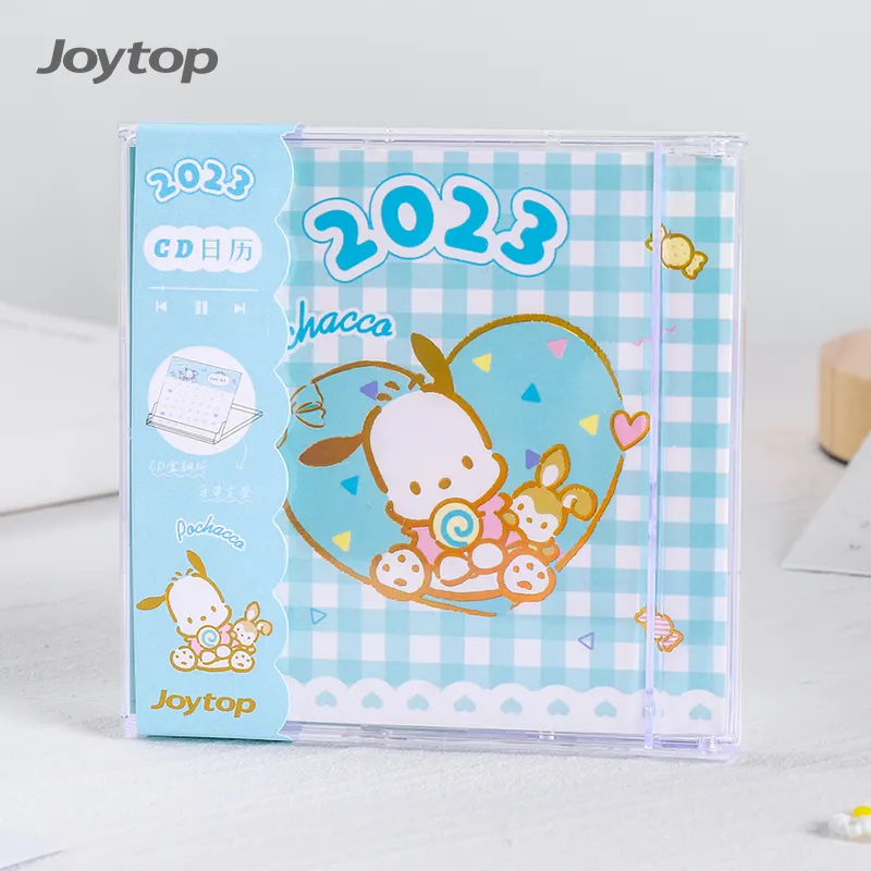 Joytop SR 1761 Venta al por mayor Sanliou Happy Times CD Calendario Estilo de dibujos animados Acrílico Decoración de escritorio