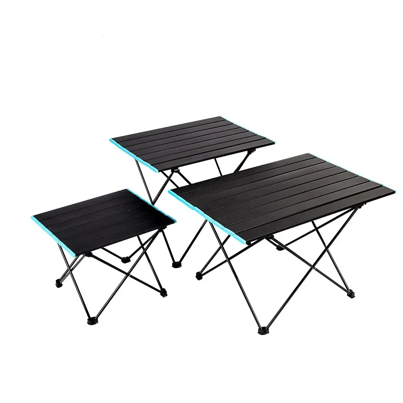 Mesa plegable portátil Plegable ligera y duradera para acampar, picnics y viajes